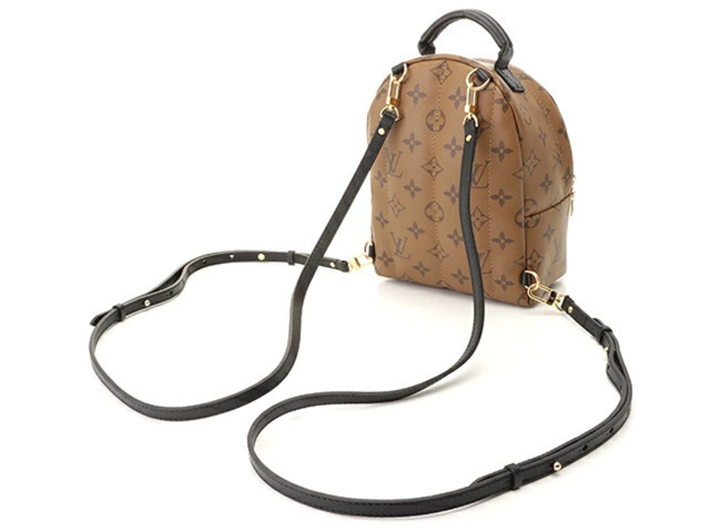 Louis Vuitton Backpack Mono Springs Reverse Palm Black